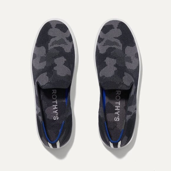Rothy's Shoes - Rothy's Women's Gray Camouflage The Original Slip On Sneaker Size 8.5W